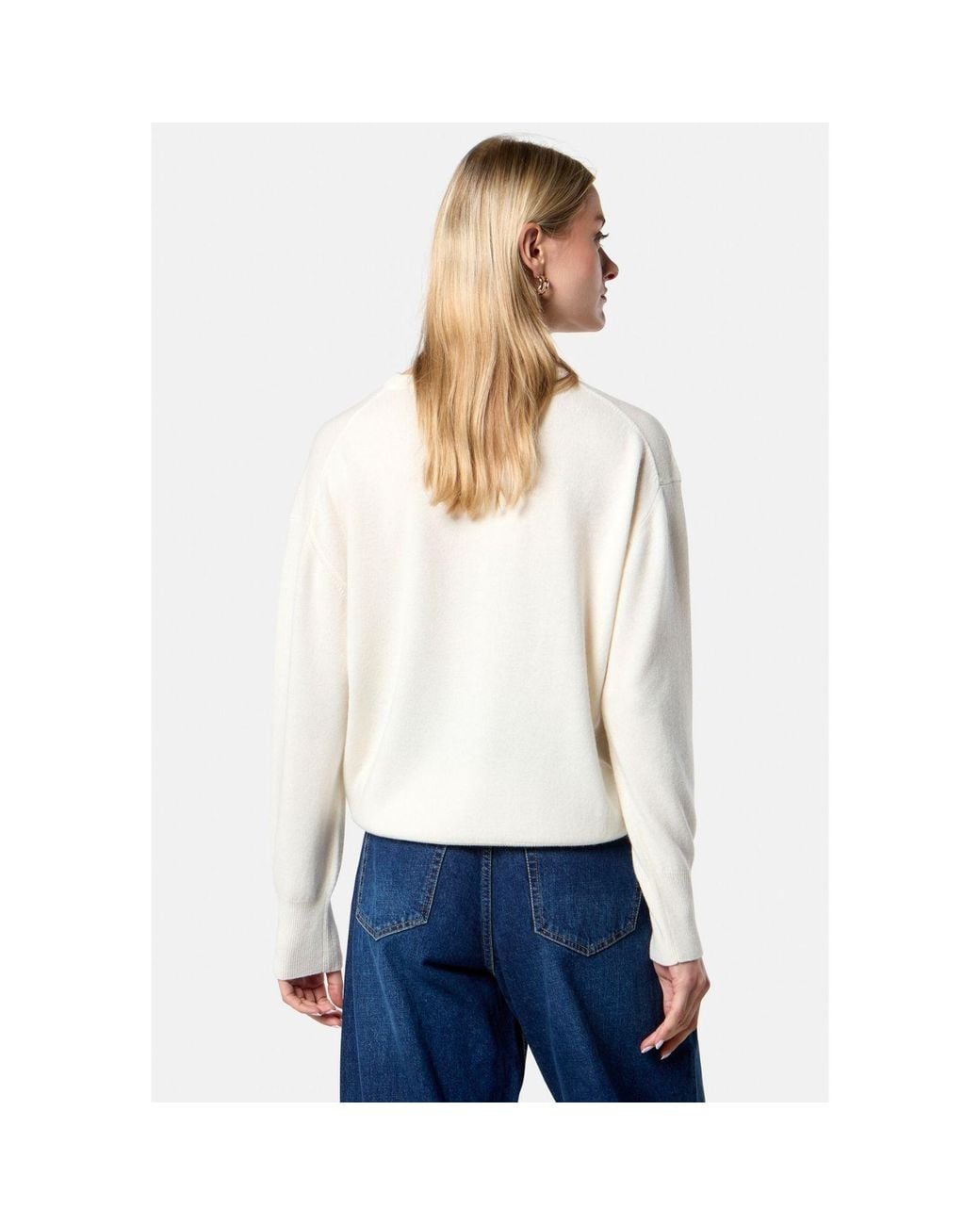 Helen Mcalinden White Neutrals Carly Winter Cashmere Sweater