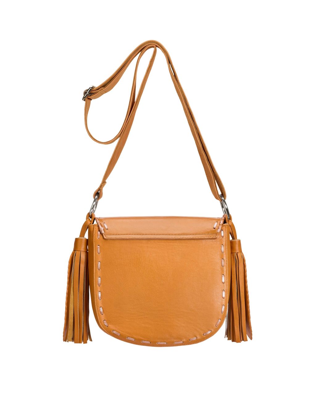 Jodi Lee Brown Fly Away Feather Bag Antique Tan