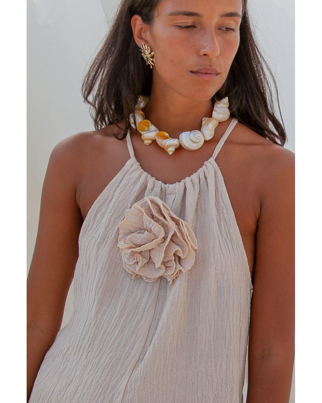 Palm Collective Natural Neutrals Bingin Playsuit