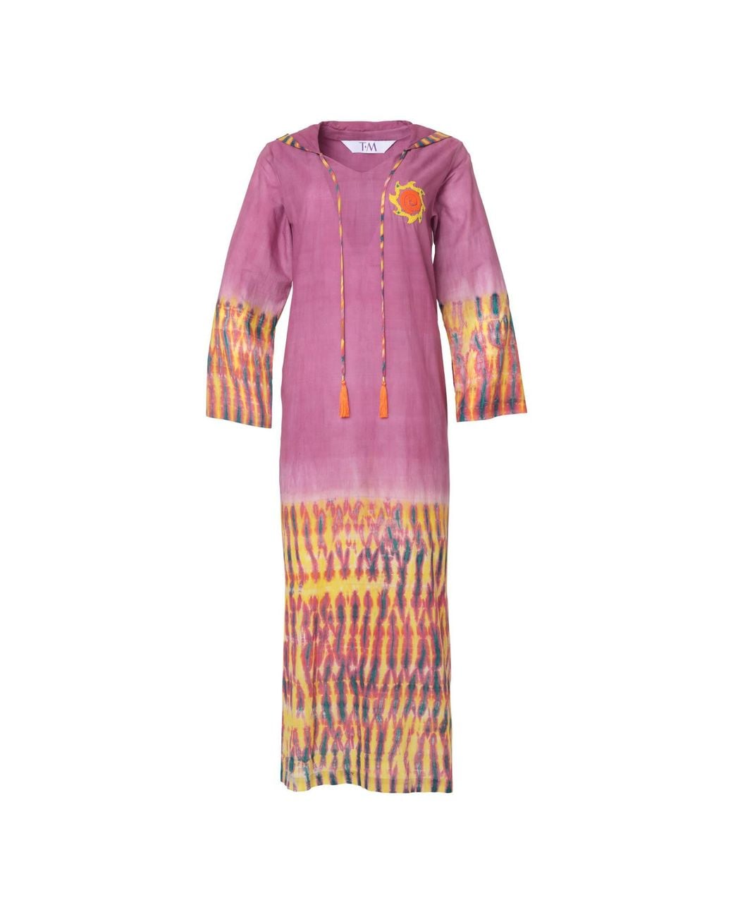 Tiger and the Monkey Purple The Susie Organic Cotton Kaftan Dress