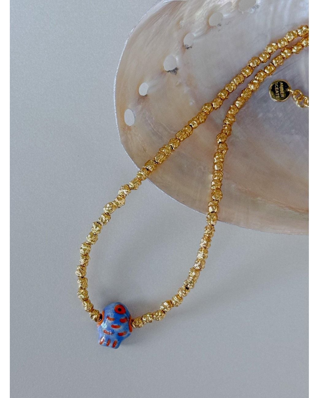 Amber Sceats Metallic Azurefin Fish Necklace