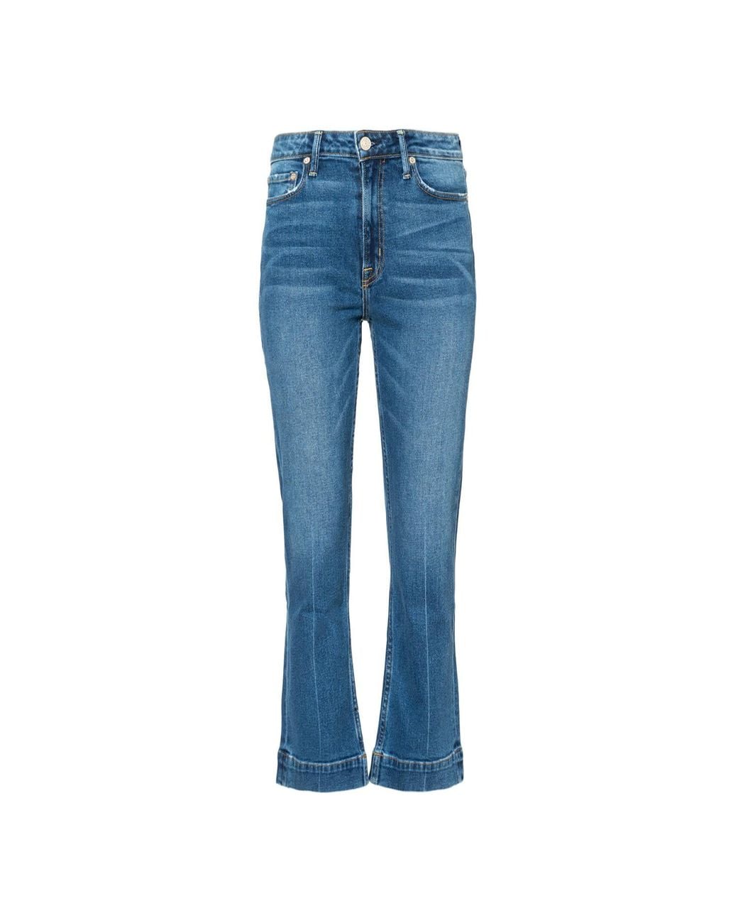 NOEND Blue Farrah Kick Flare Jeans