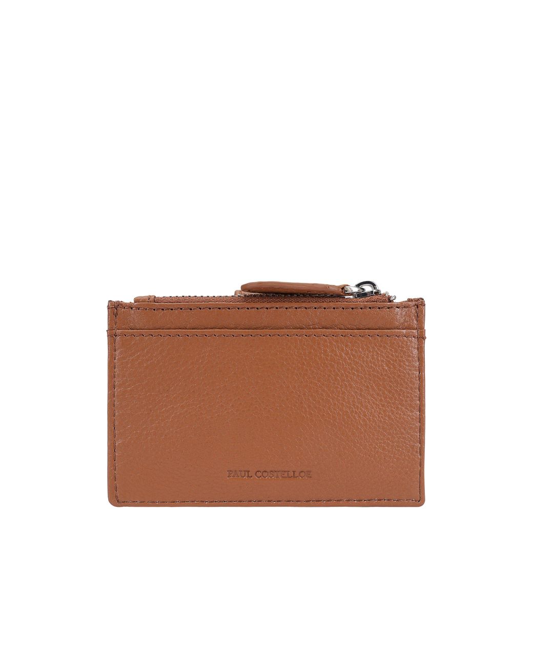 Paul Costelloe Blue Carl Leather Card Holder for men
