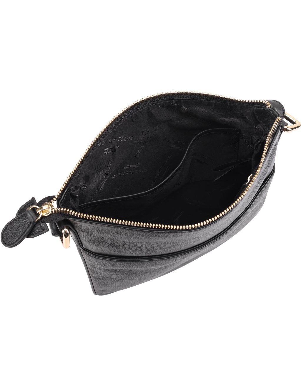 Paul Costelloe Black Marble Crossbody Bag