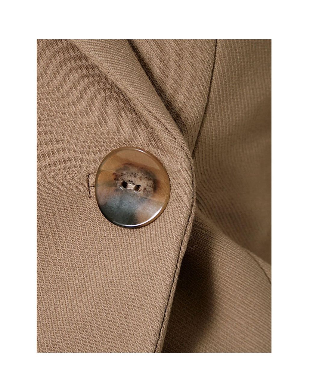 AGGI by HALEWSKI Brown Isabella Natural Blazer