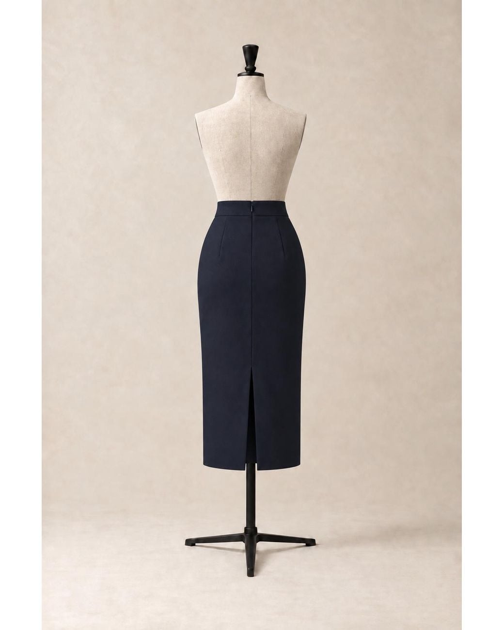 The Ethos Studio Blue Pillar Skirt