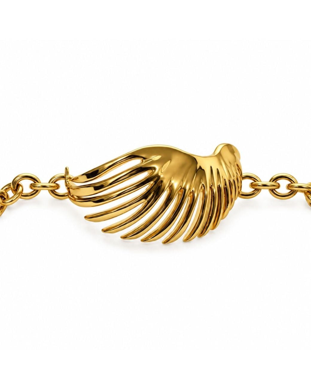 Jagged Halo Jewelry Metallic Phoenix Wing Cuff Bracelet