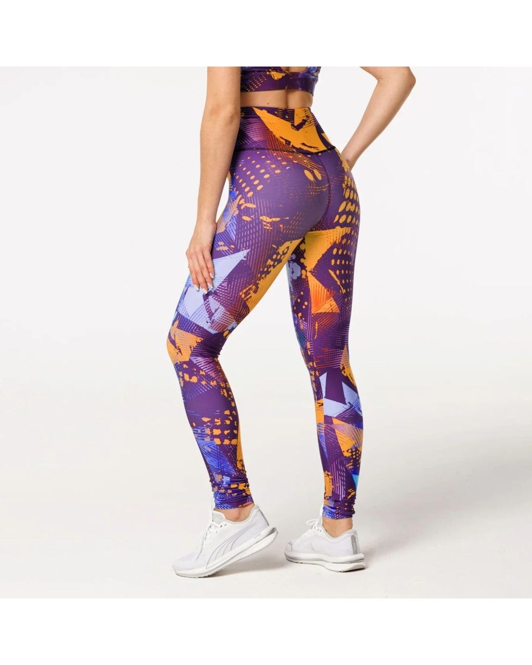 Aloha From Deer Purple Game On Highwaist Leggings
