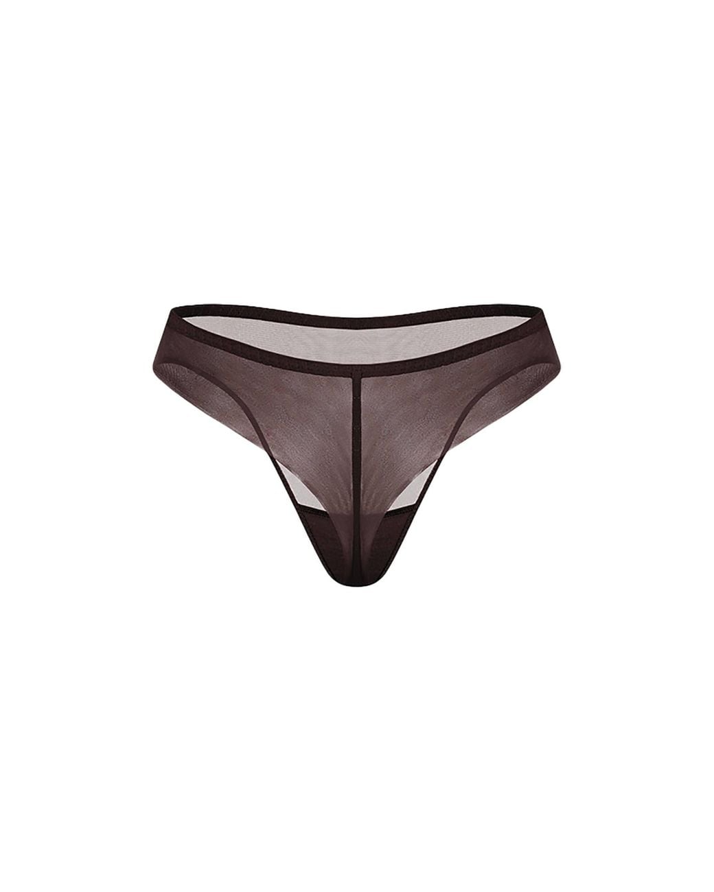 Zhilyova Brown Unnamed Gravity Thong