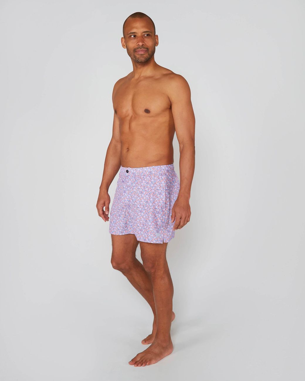 Lords of Harlech Purple Quack Lawn Swim Short for men
