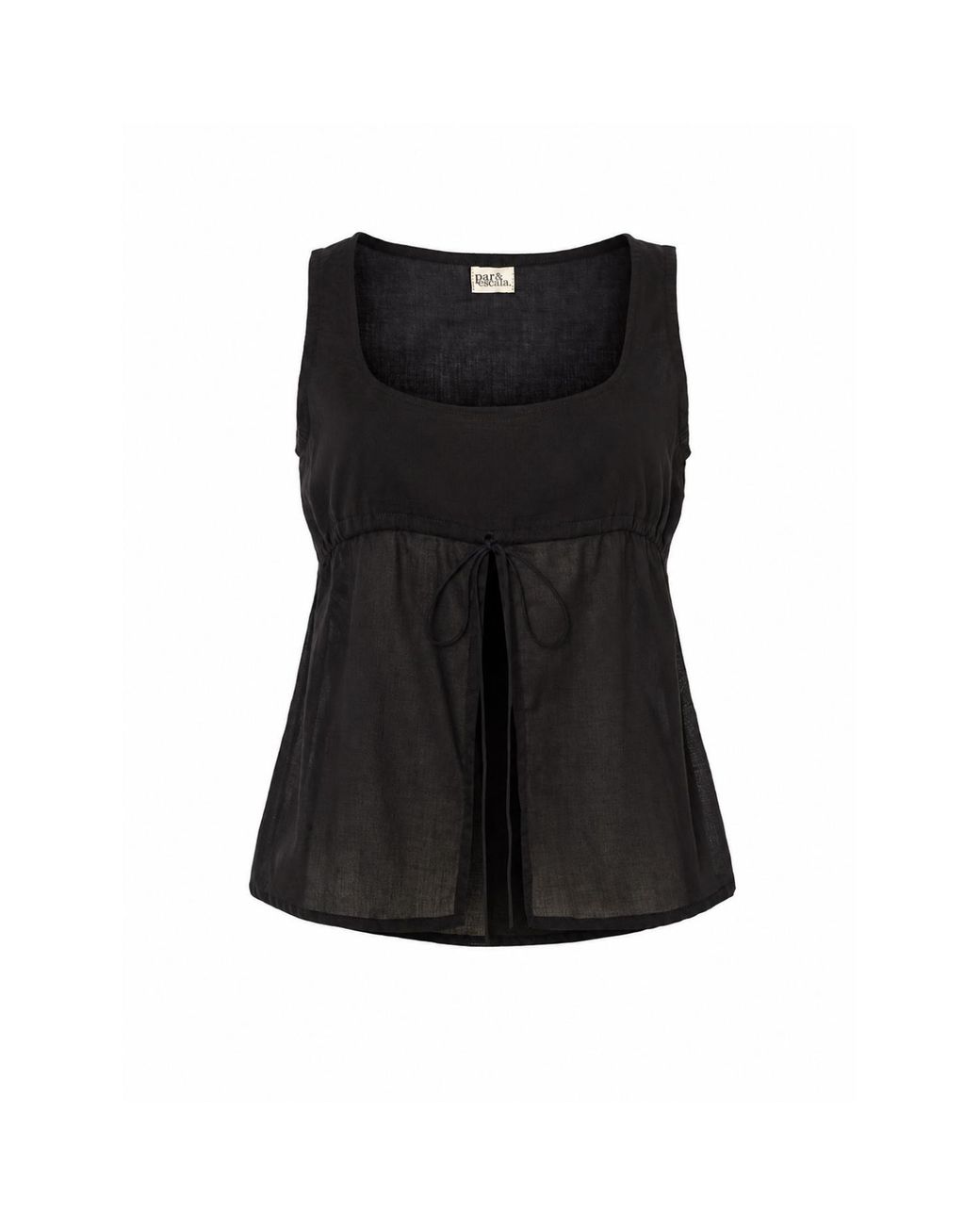 Par & Escala Black Dina Top