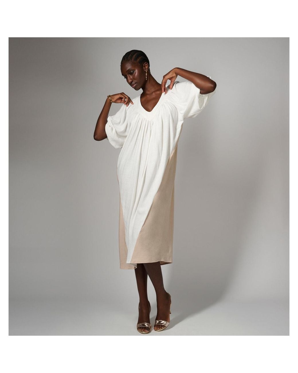 carlton jones Natural Neutrals Kingston Dress