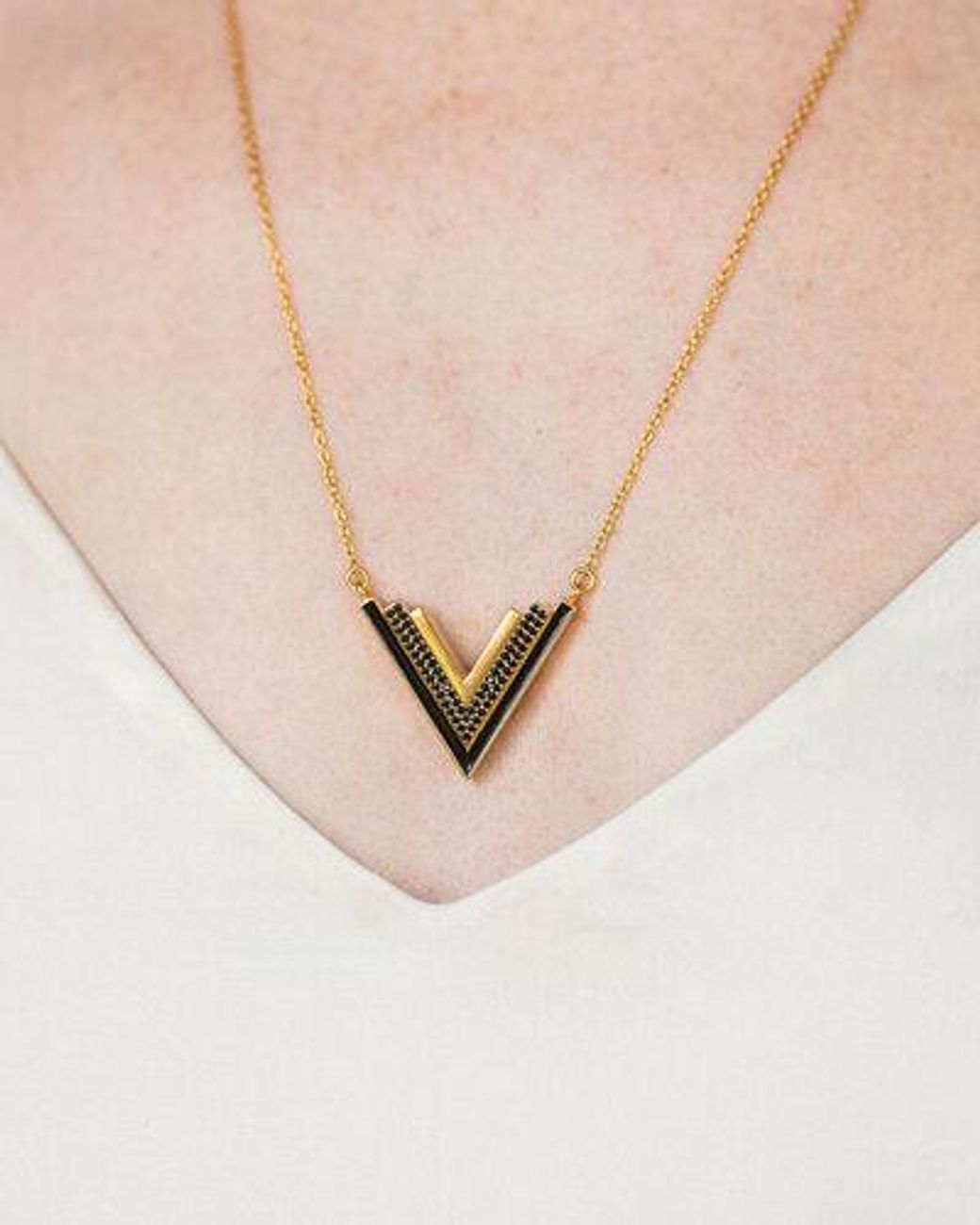 Ogé Jewelry Metallic The Vermeil Valor Necklace