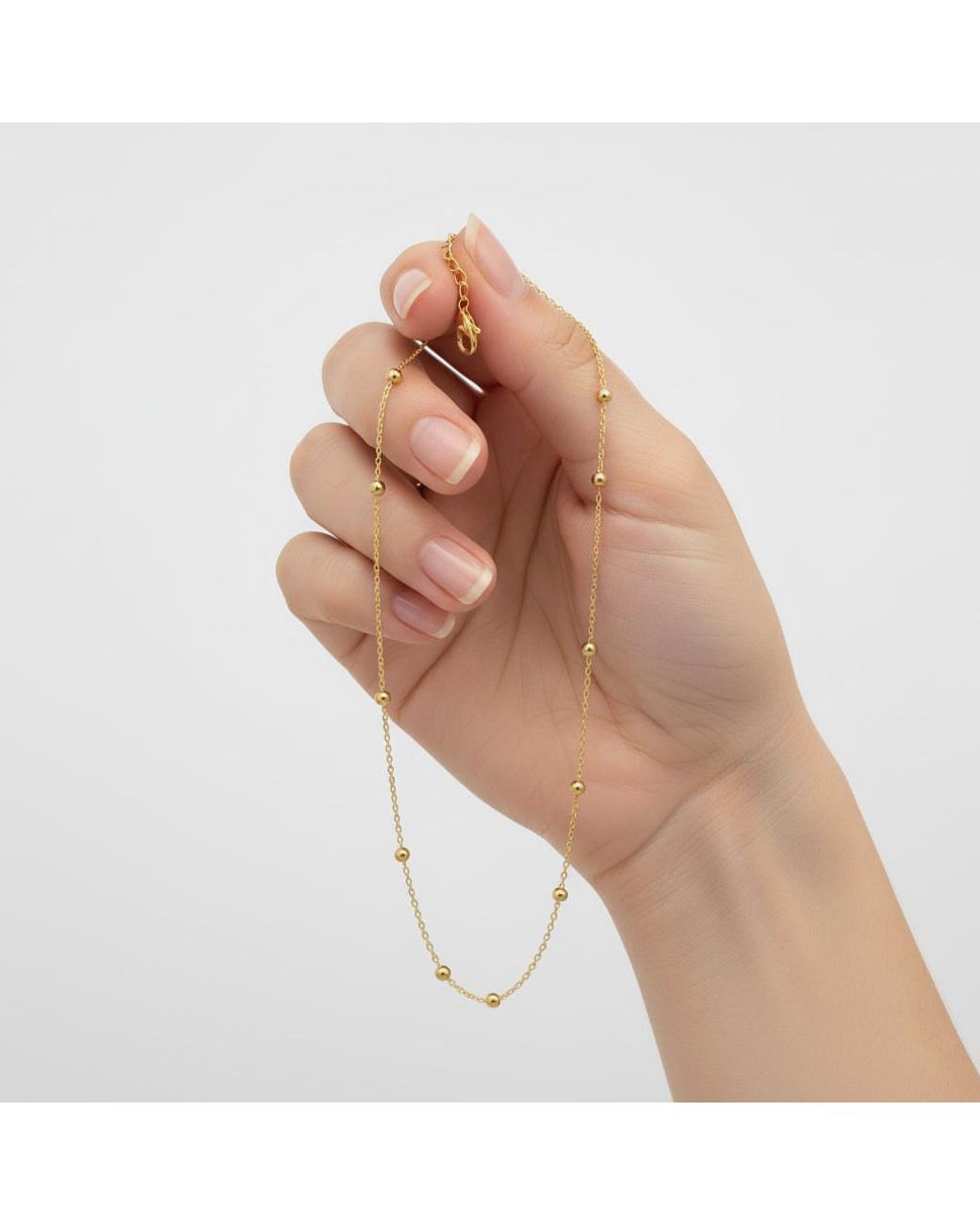 Genevive Jewelry Metallic Rachel Glauber Plated Beaded Necklace