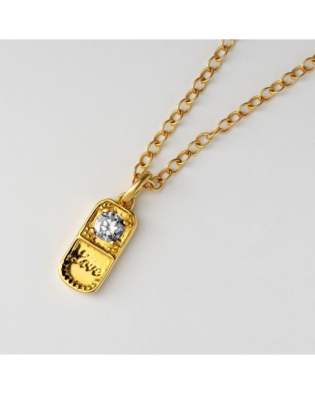 Belinda Jewelz Metallic Topaz Love Pill Charm