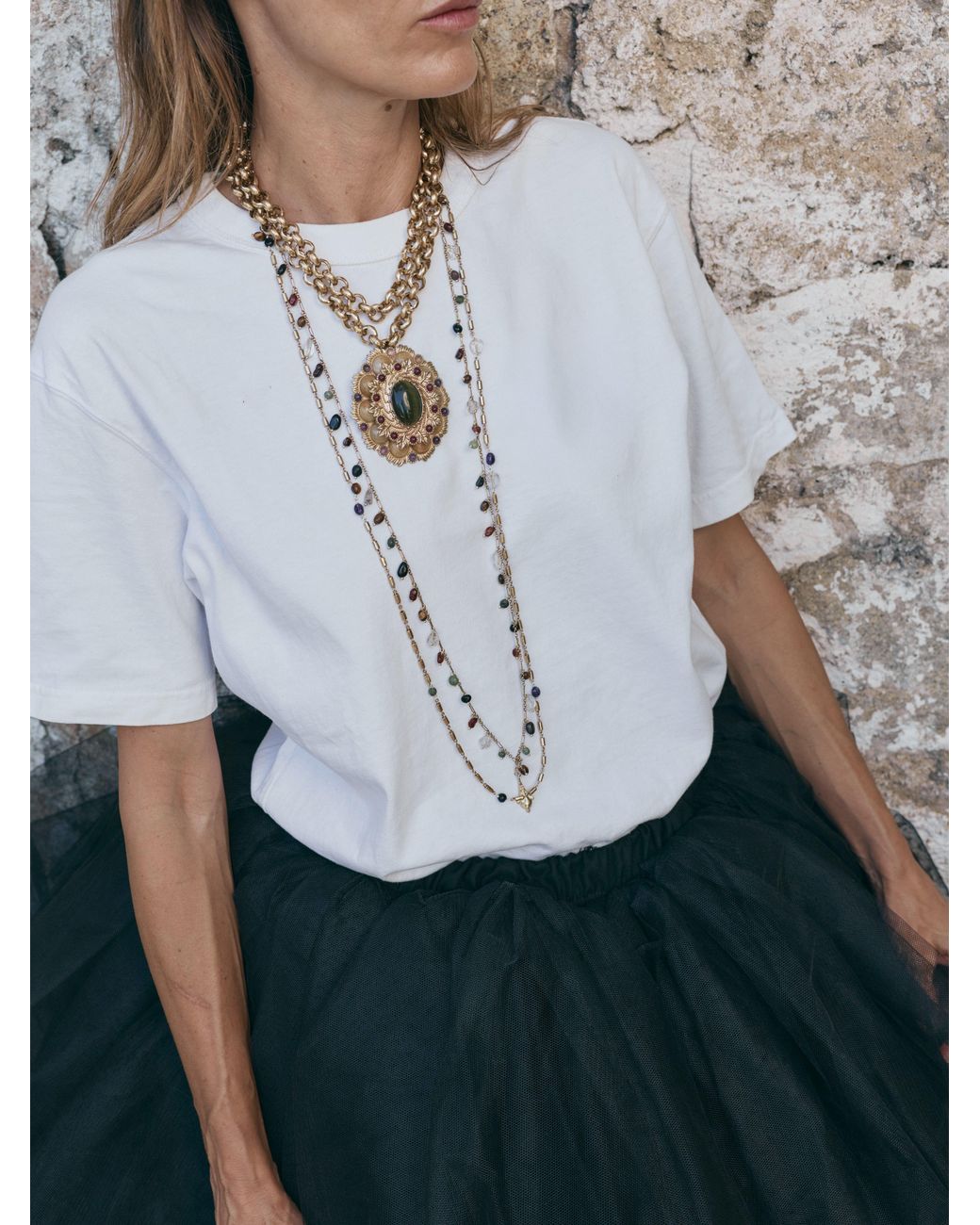 Sita Nevado Metallic Magdalena Necklace