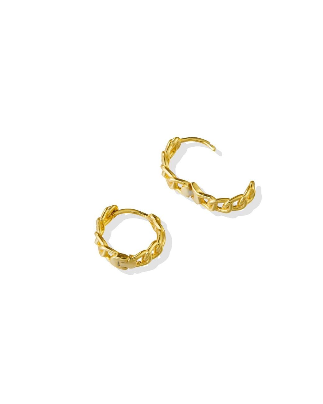 Lait & Lune Metallic Cerro Hoop Earrings