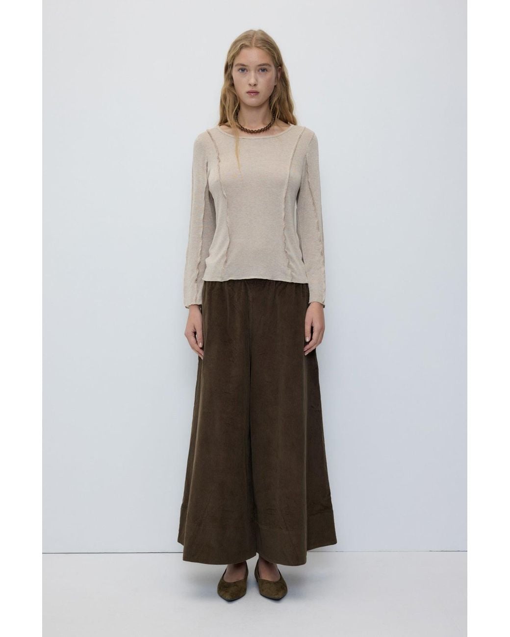 Rita Row Green Lobe Corduroy Pants