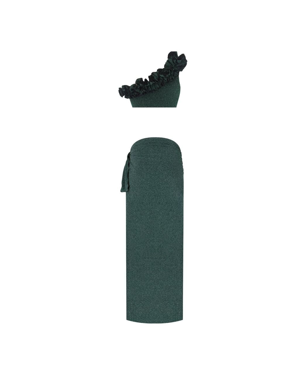 Nur Karaata Green Cliantha Luna Sparkle Set