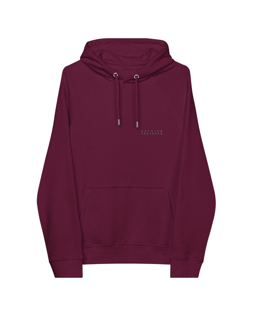 Anchor and Crew Purple Burgundy Sixteen Nothing Ordinary Editions Organic Cotton Hoodie for men