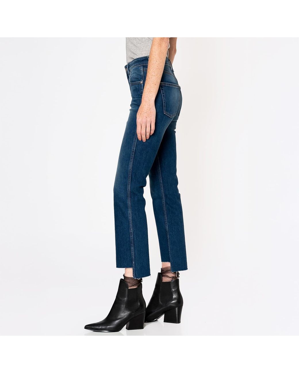 NOEND Blue Farrah Kick Flare Jeans