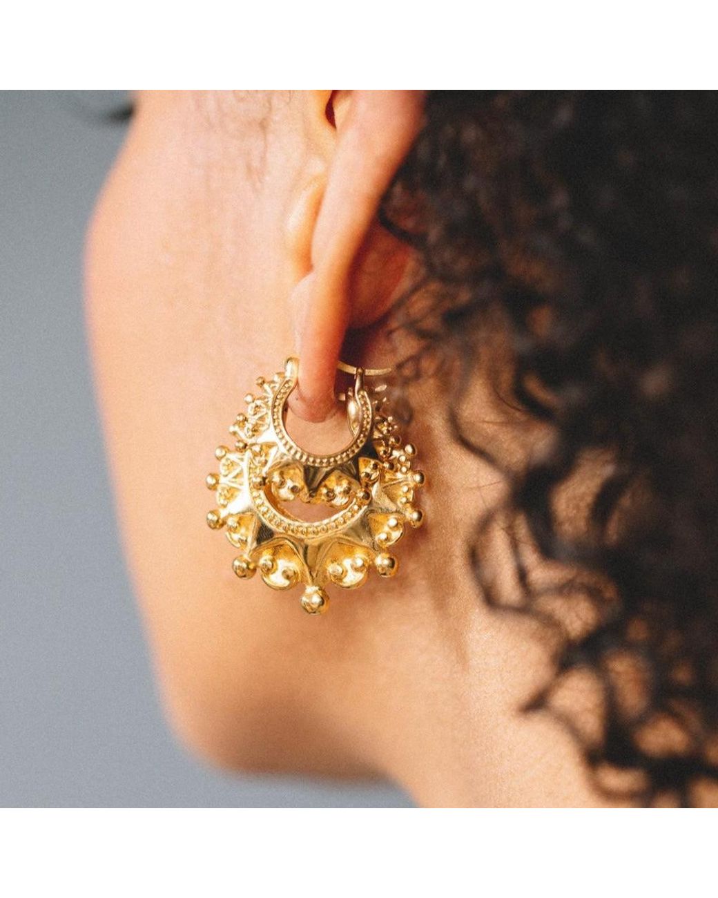 Hoops + Chains LDN Metallic Big Joy Hoops