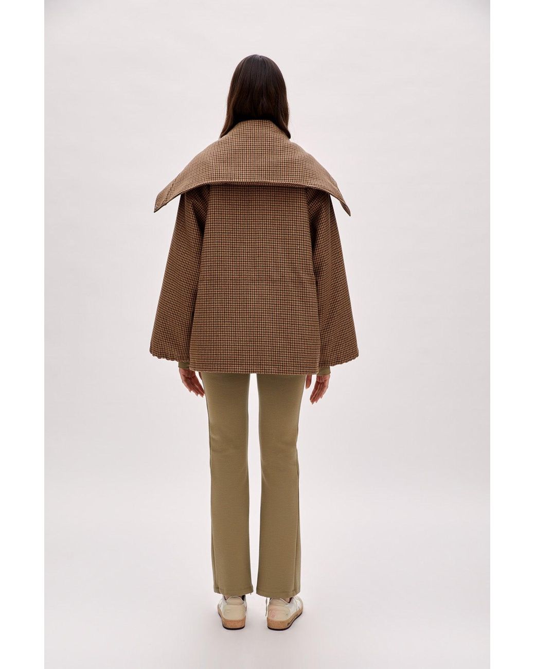 Pcfg Brown Oversized Puffer Coat