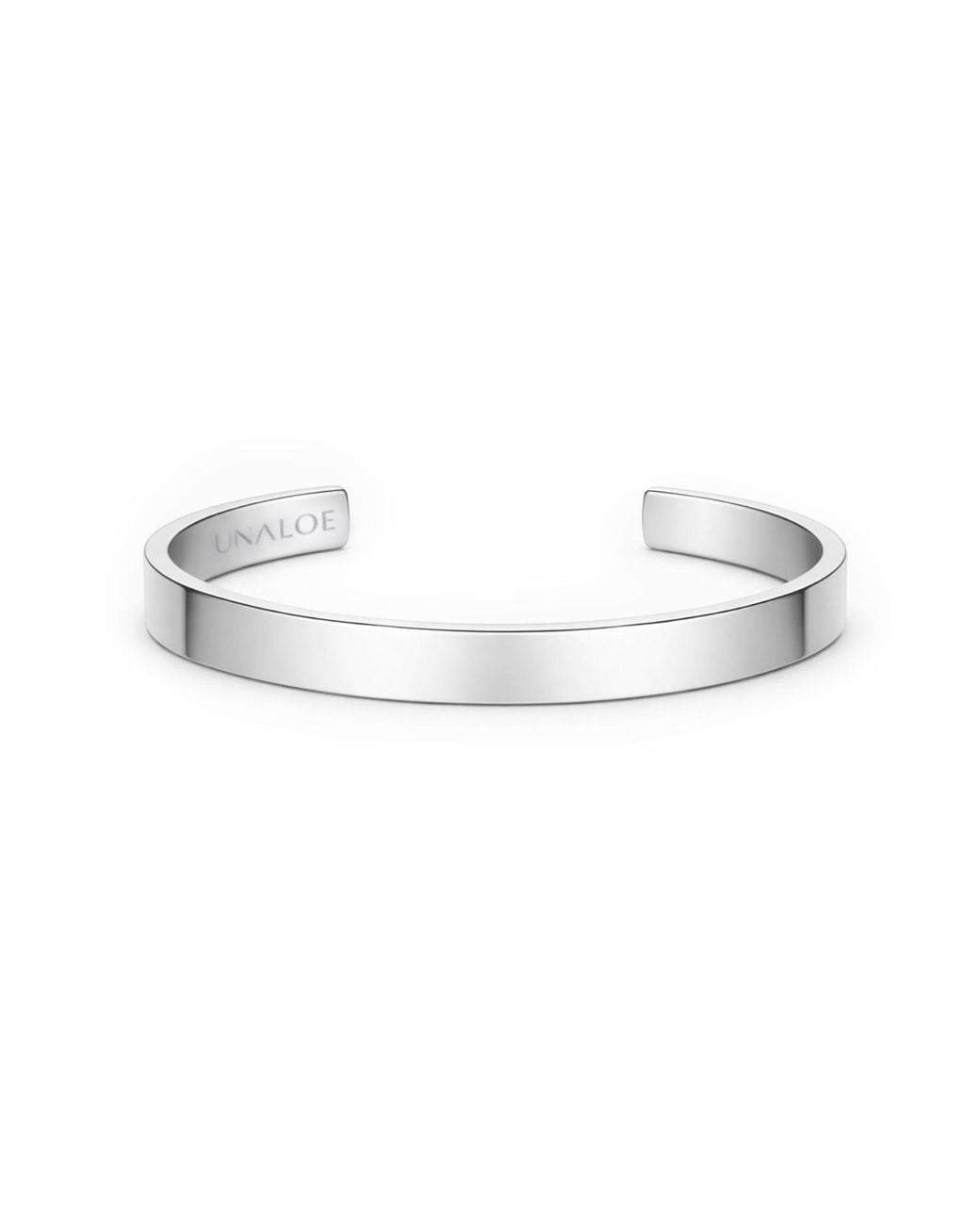 Unaloe Metallic Medium Band Open Cuff Bracelet For