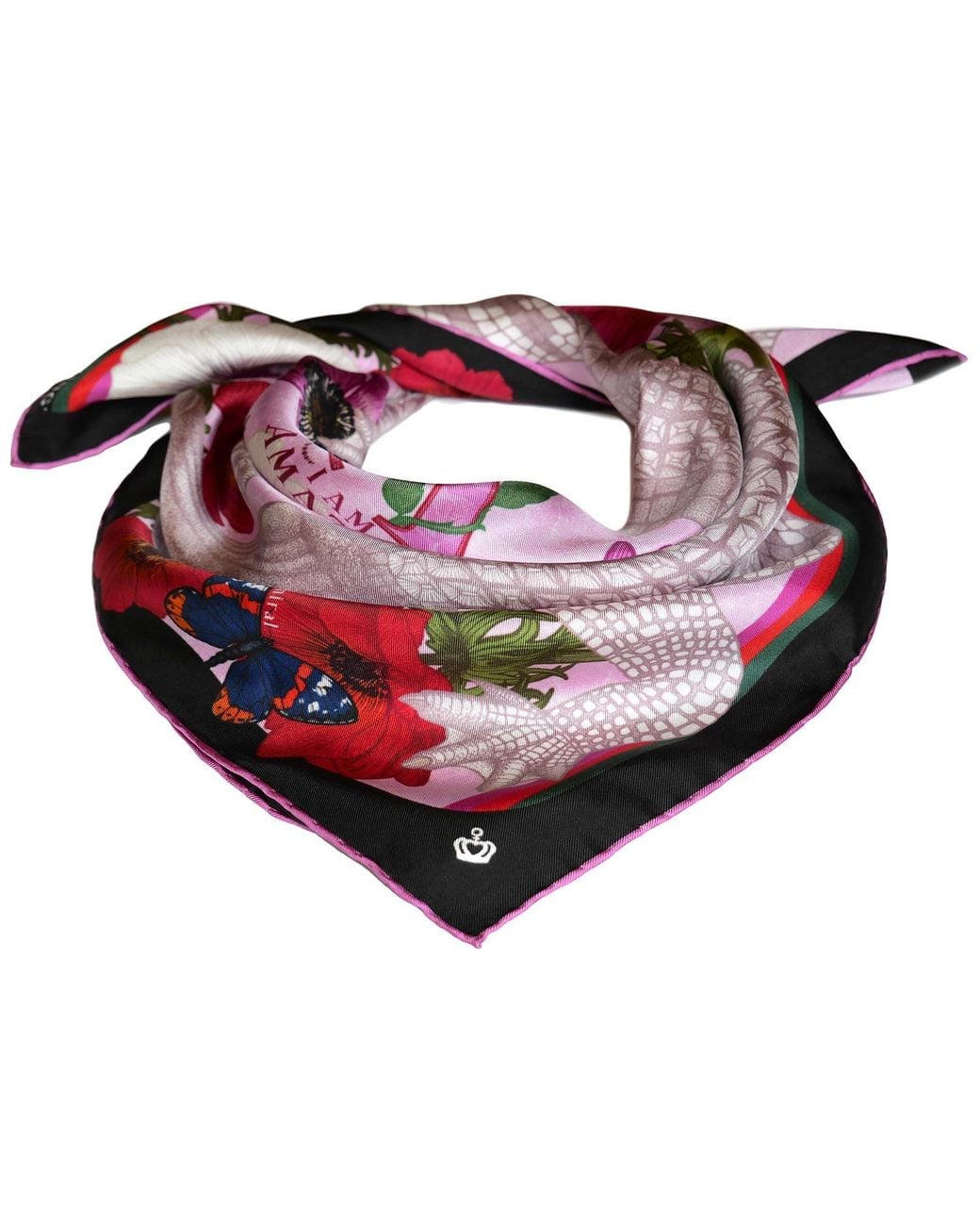 Kueen Pink Silk Scarf