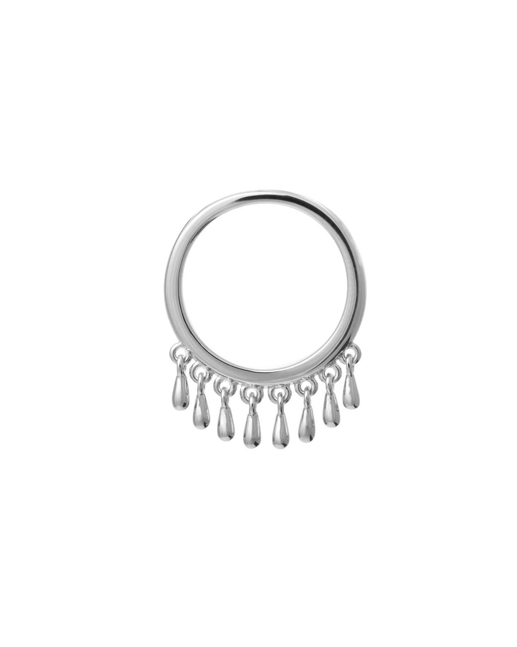 Lucy Quartermaine Metallic Waterfall Drip Ring