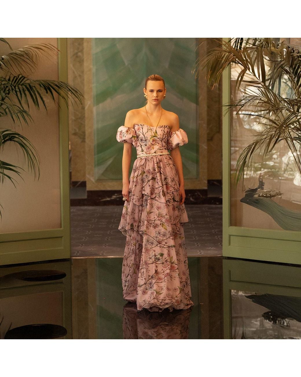 Nur Karaata Pink Provence Poème Gown