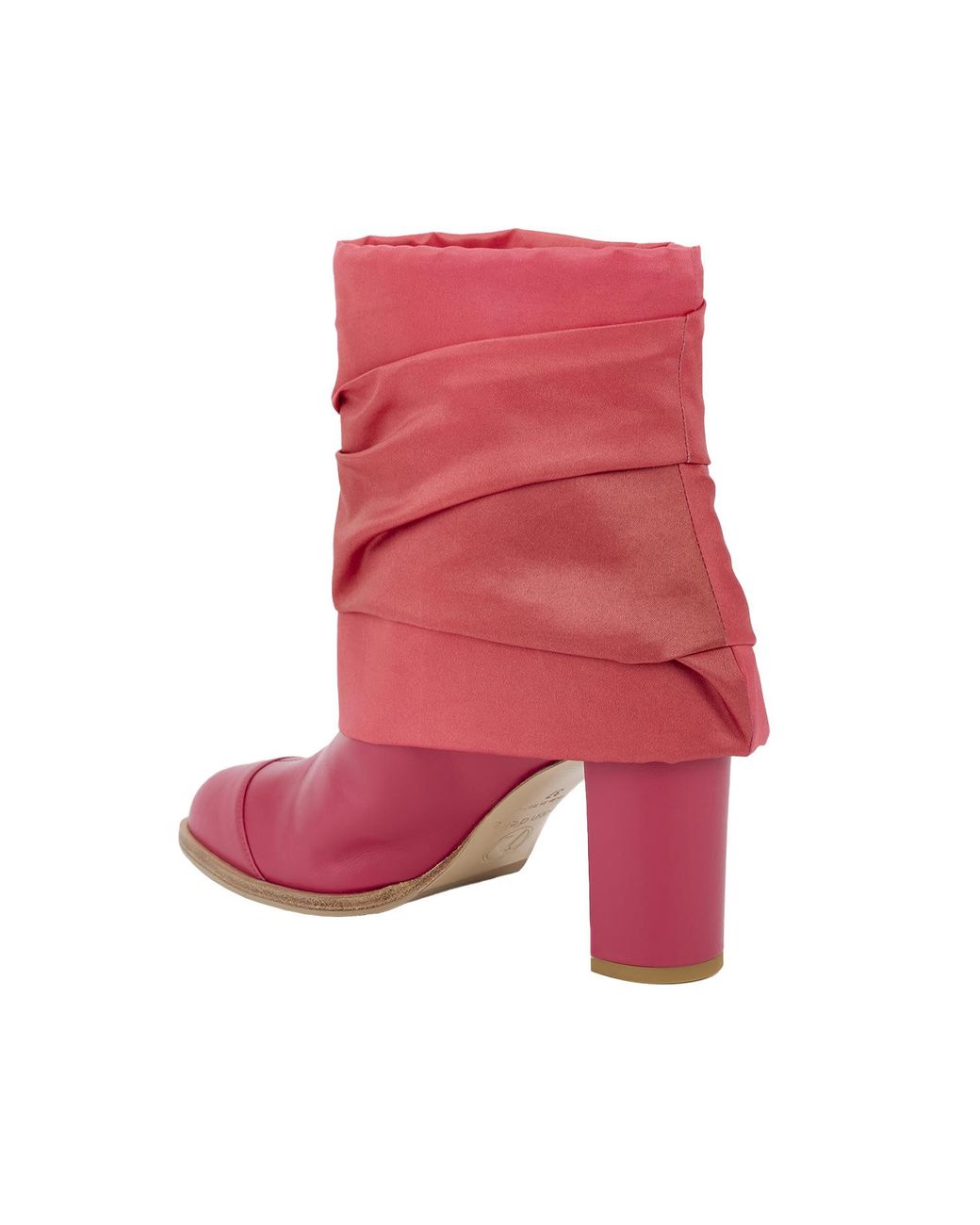 Moon D'elle Red Quasar Ankle Boots