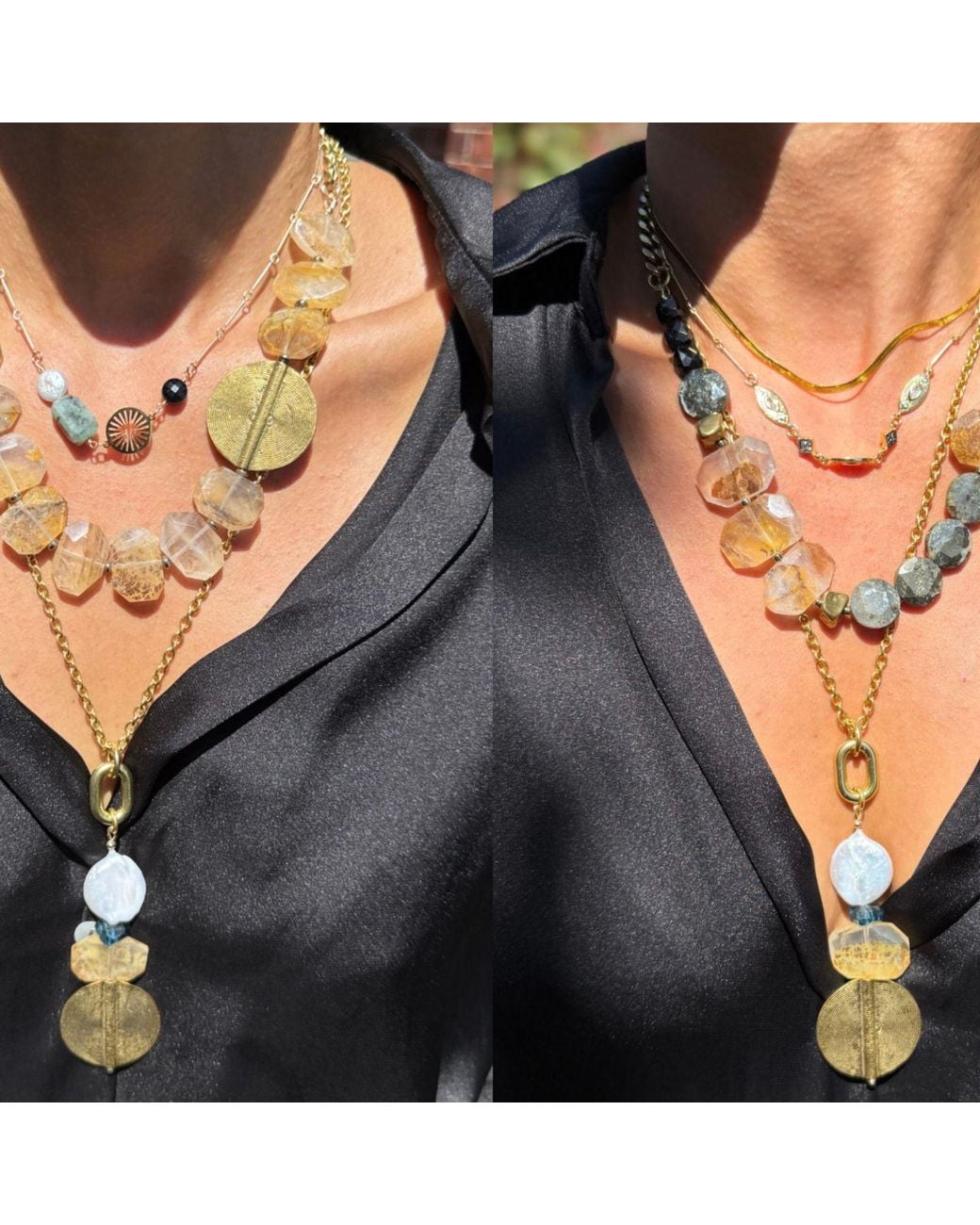 Rachel Nathan Metallic Pearl Coin