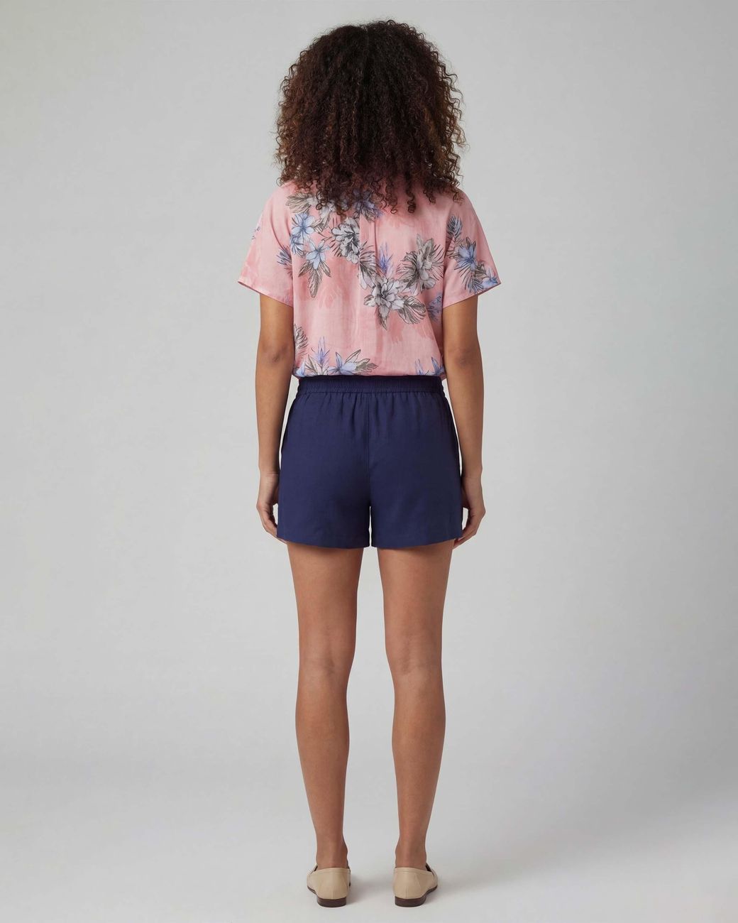 Lords of Harlech Blue Leanne Drawstring Short