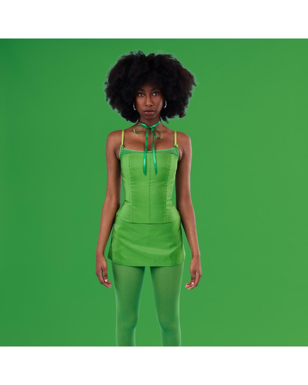 The Coolgirl Nyc Green Jane Skirt