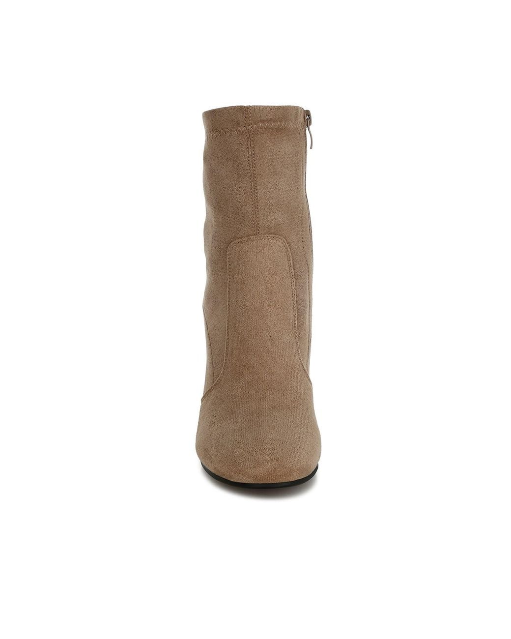 Rag & Co Brown Neutrals Nidaros Microfiber Sock Boots
