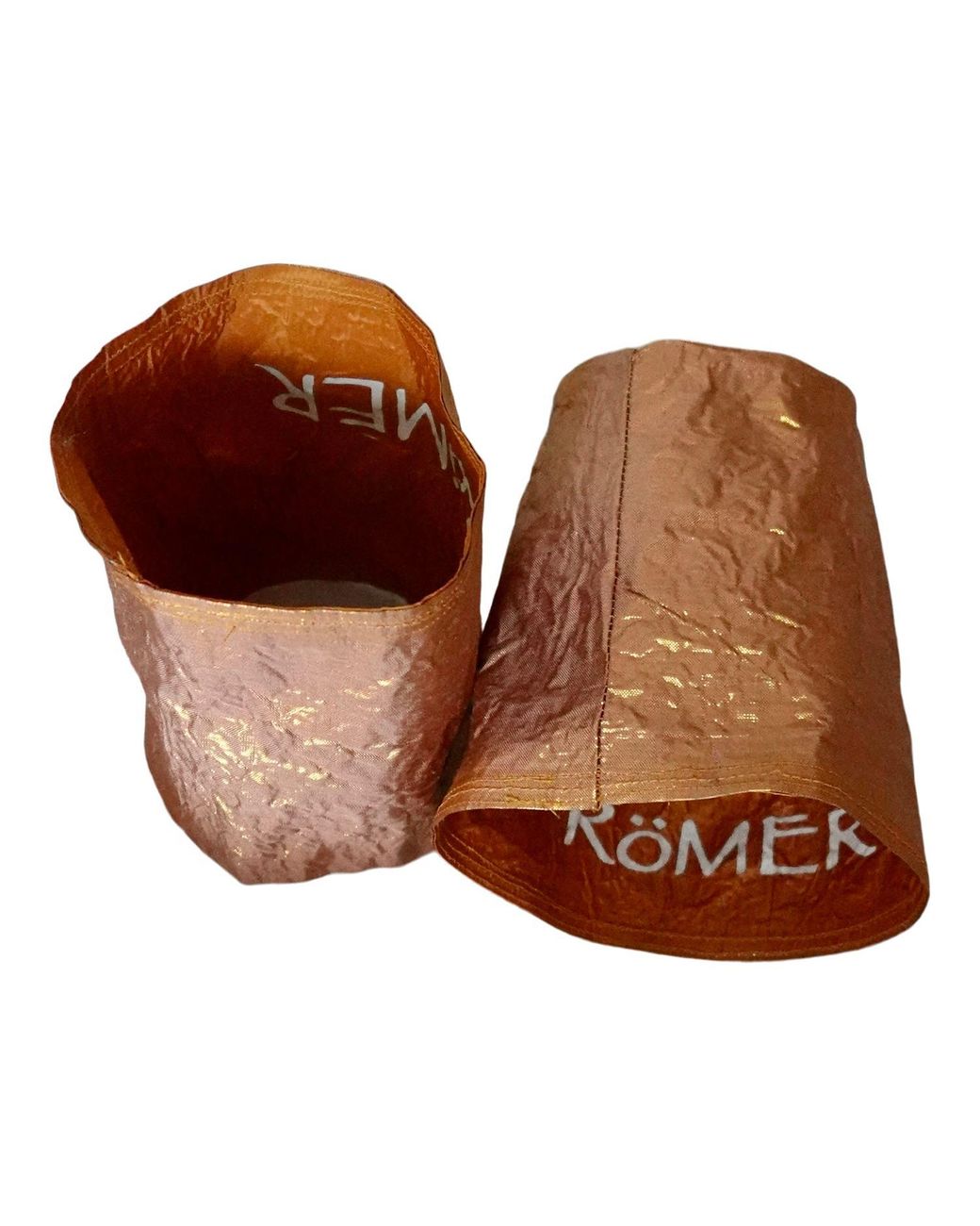 Romer Millinery Brown Morphy Moldable Silk Cuff Bronze Set Of Two