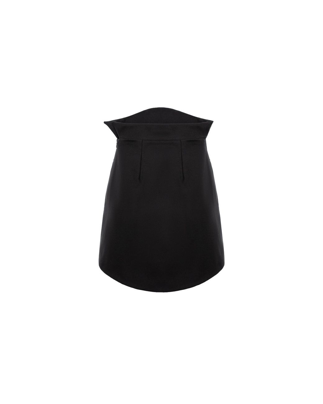 AVENUE No.29 Black Mini Skirt With Rounded Hemline