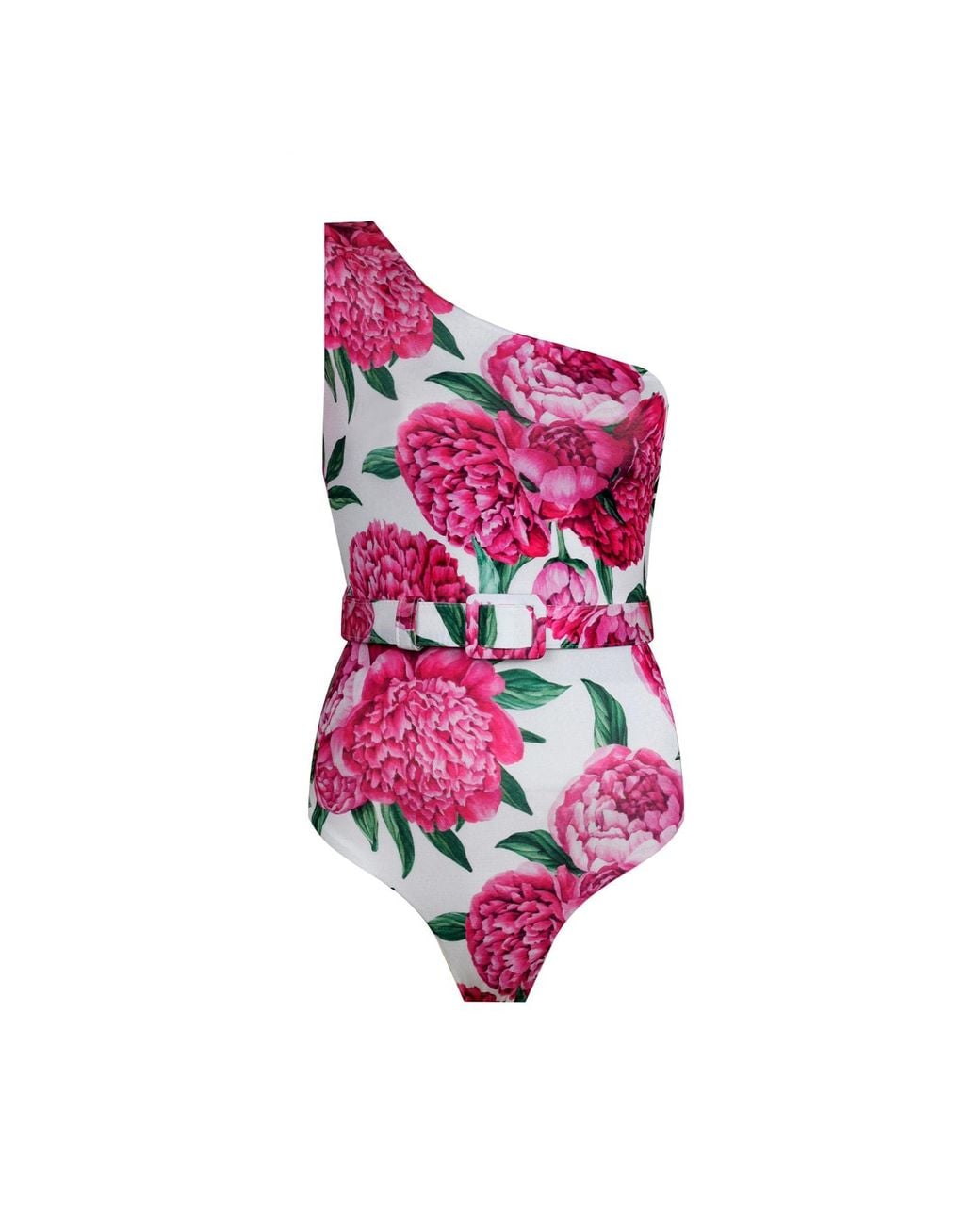 Nur Karaata Red Camelia Swimsuit