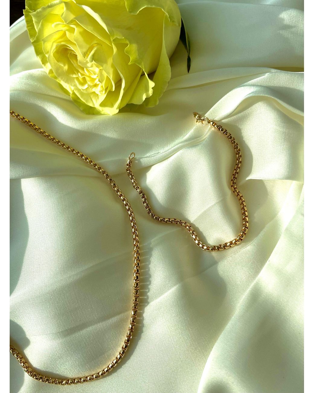Olivia Le Metallic Devon Venetian Chain Bracelet