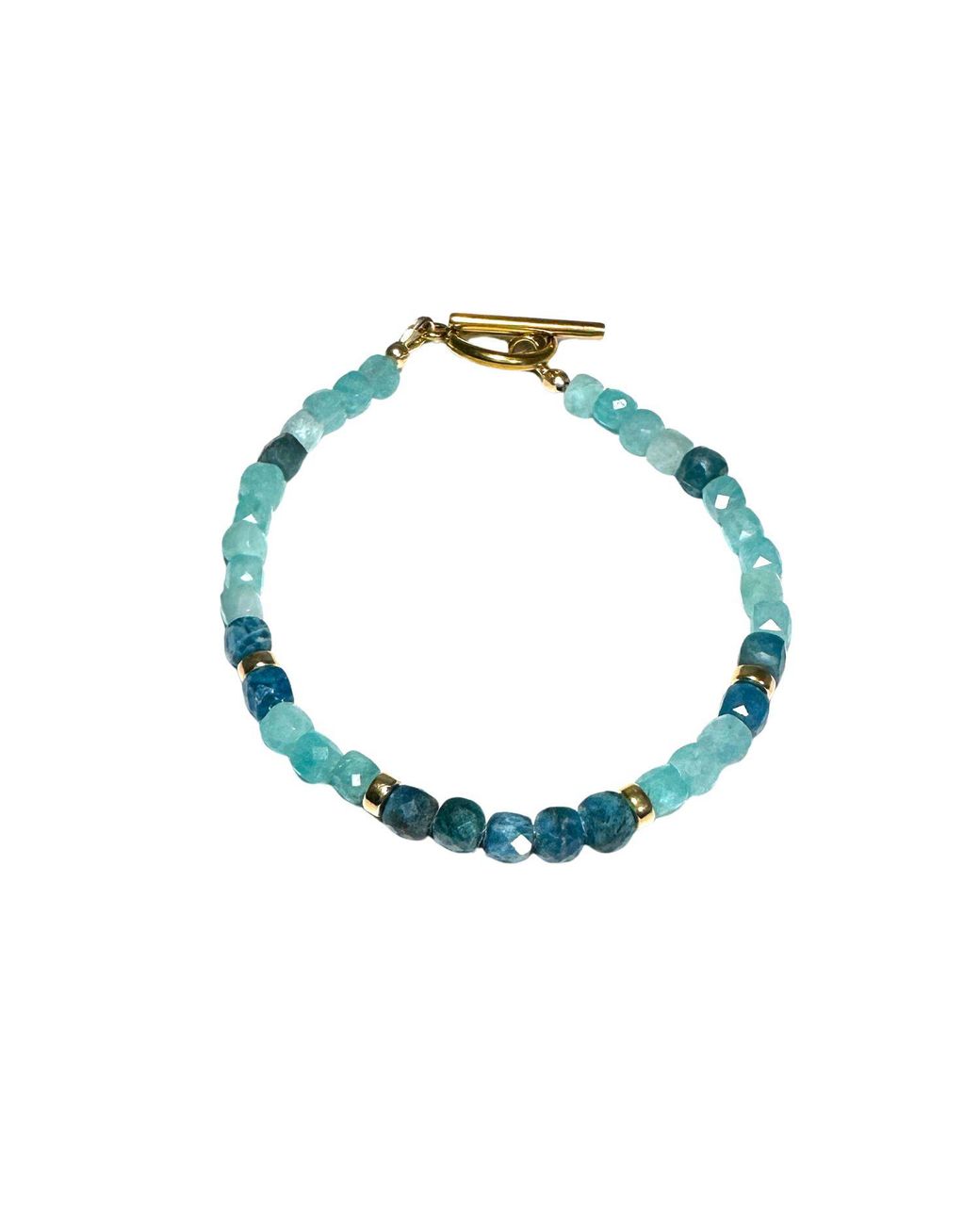 Rachel Nathan Blue Slim: Apatite & Amazonite Bracelet