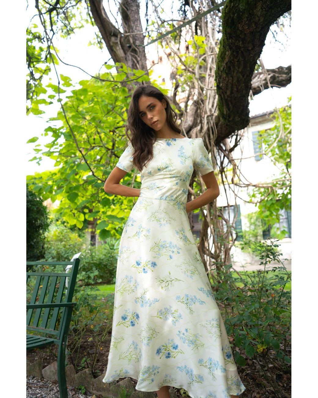 Sofia Tsereteli White Glimmer Gown