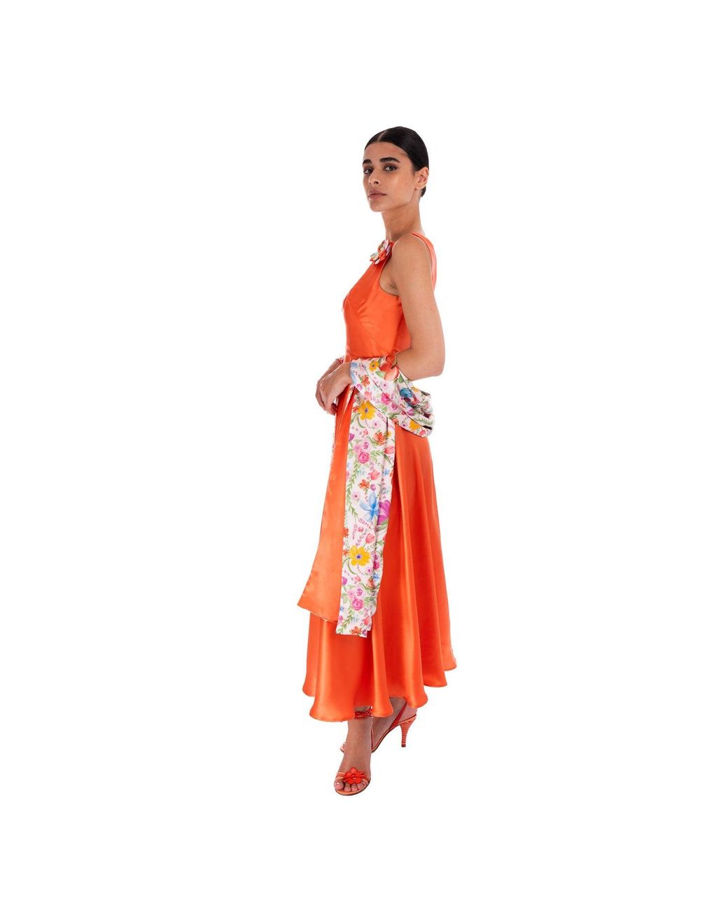 Sofia Tsereteli Red The Rarefied Gown With Scarf