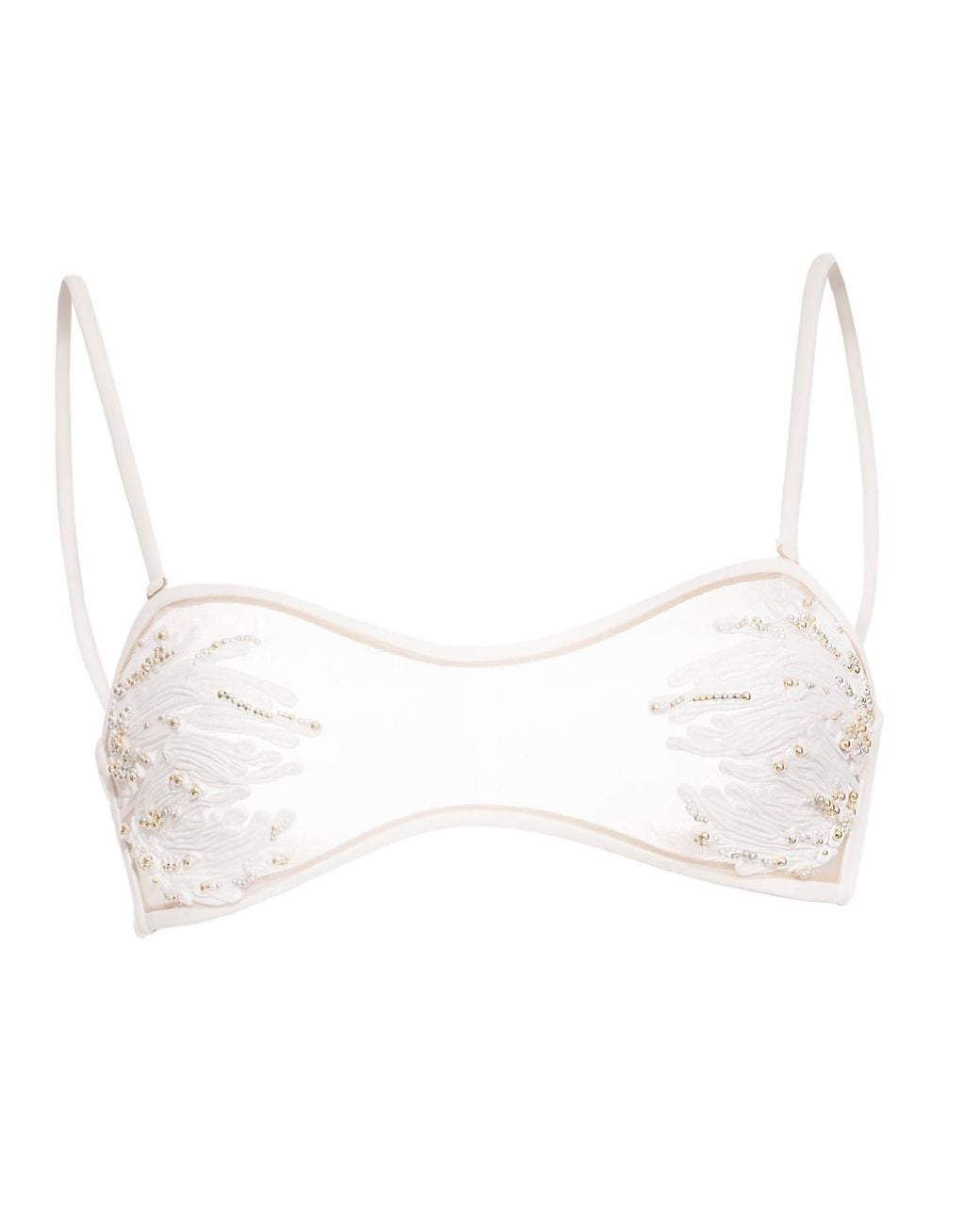 Moorea Swim White Nadia Bandeau