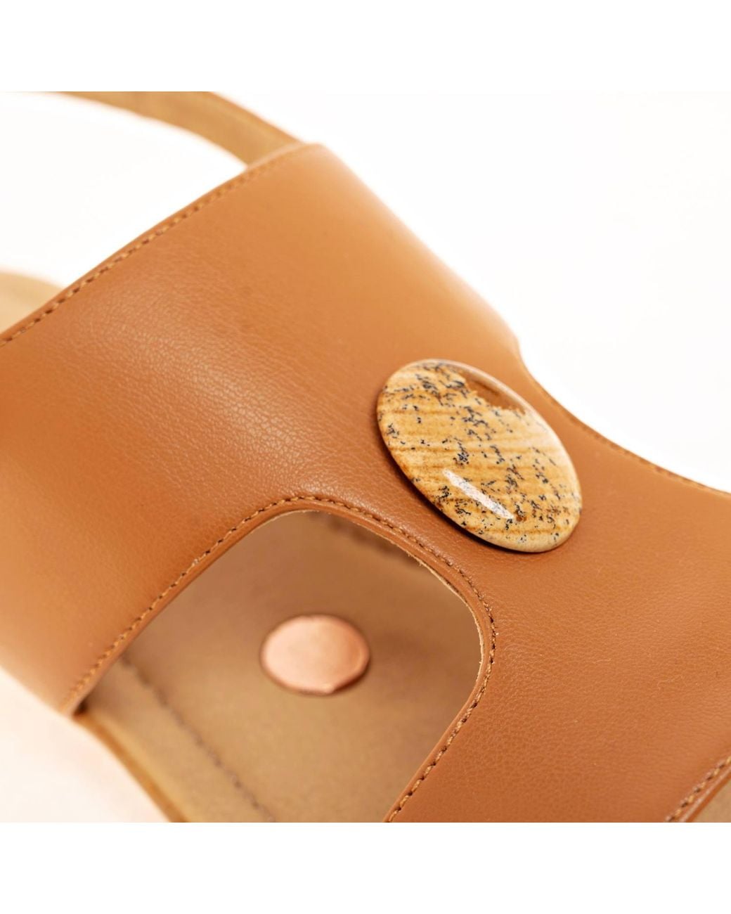 ROKH Orange Toffee With Picture Jasper
