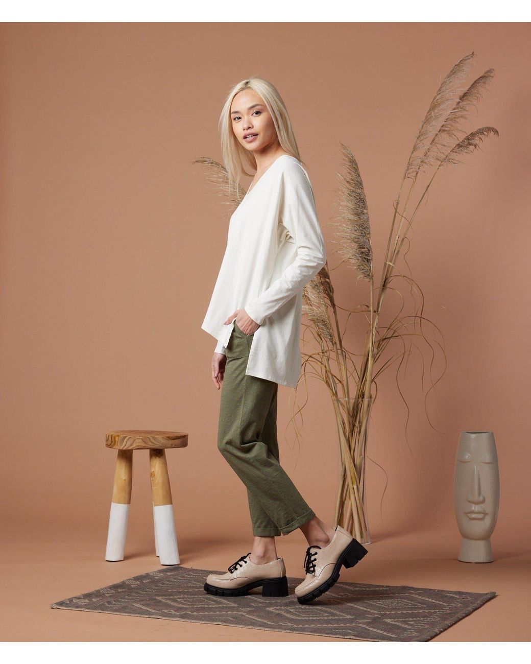 Known Supply Green Mid Rise Slim Pants