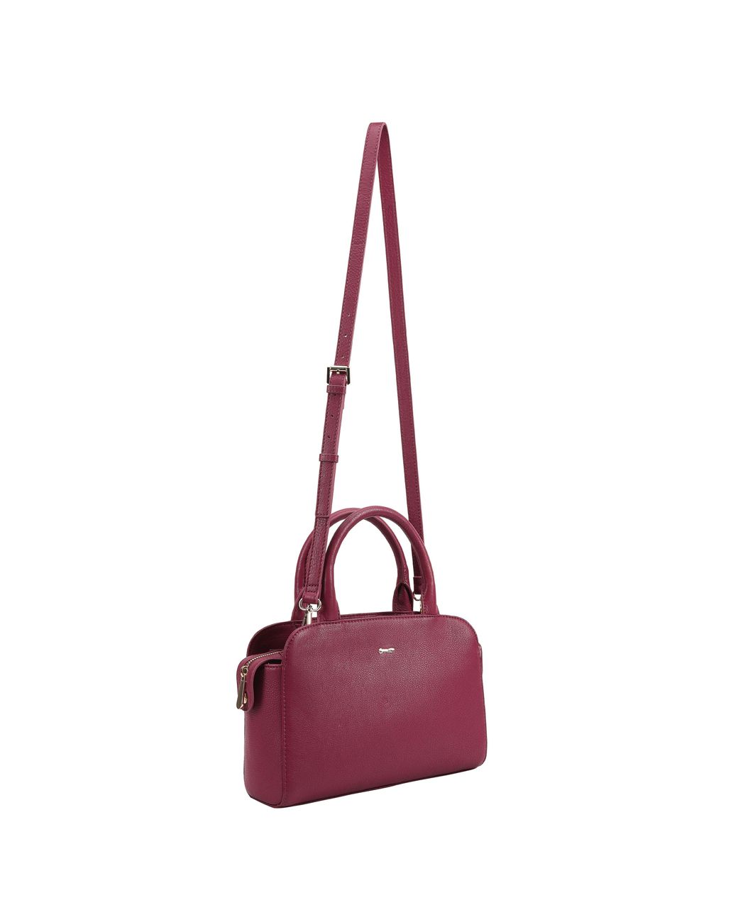 Paul Costelloe Purple Giselle Leather Crossbody Bag