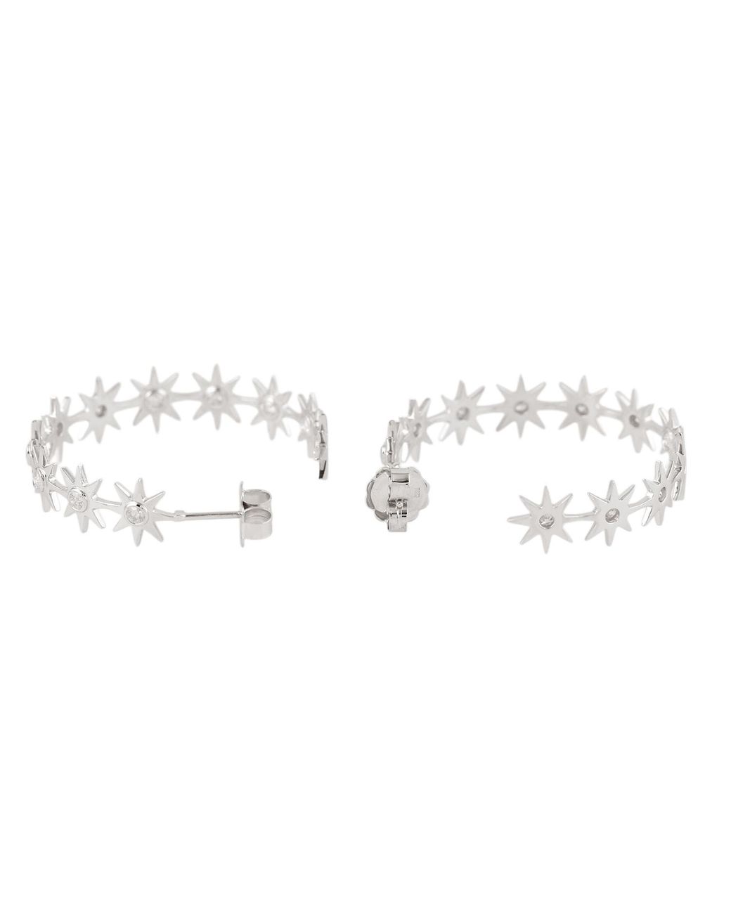 Artisan Metallic Natural Diamond huggie Earrings 18k Gold Diamond