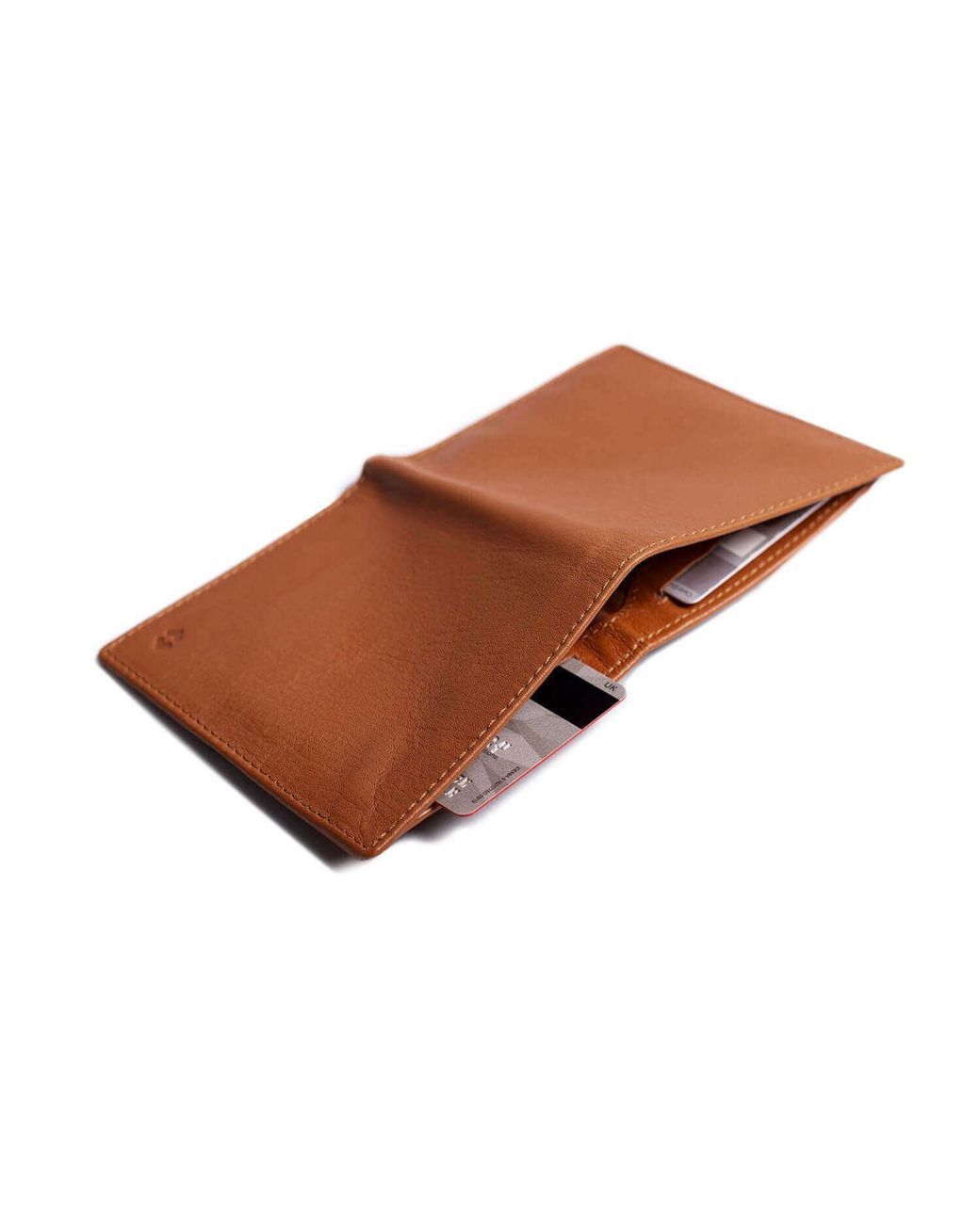 Harber London Black Neutrals Leather Bifold Zip Wallet With Rfid Protection