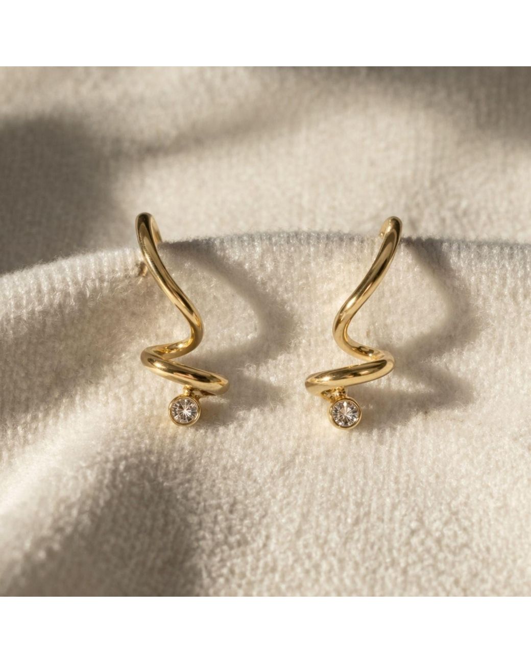Lily Flo Jewellery Metallic As If You Ever Doubted Large Diamond Stud Earrings